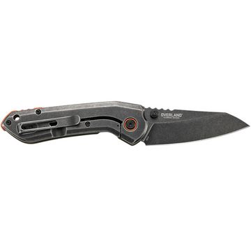Складной нож CRKT 6280 OVERLAND c клинком из стали 8Cr13MoV, рукоять G10 / Stainless Steel