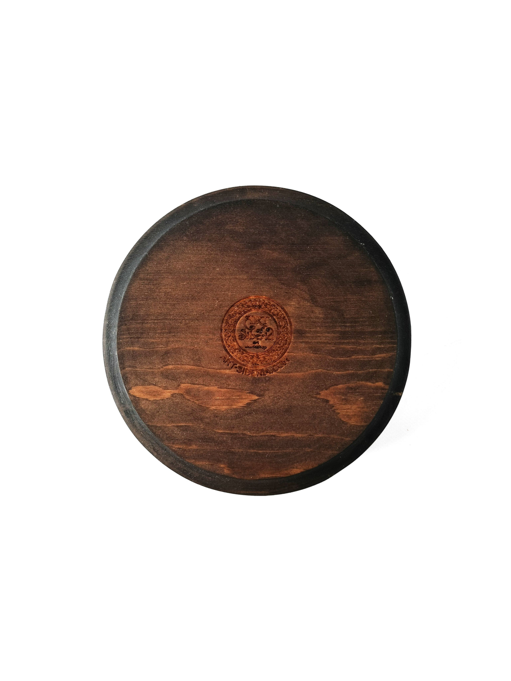 Деревянная тарелка Art of Siberia из массива сибирского кедра T222