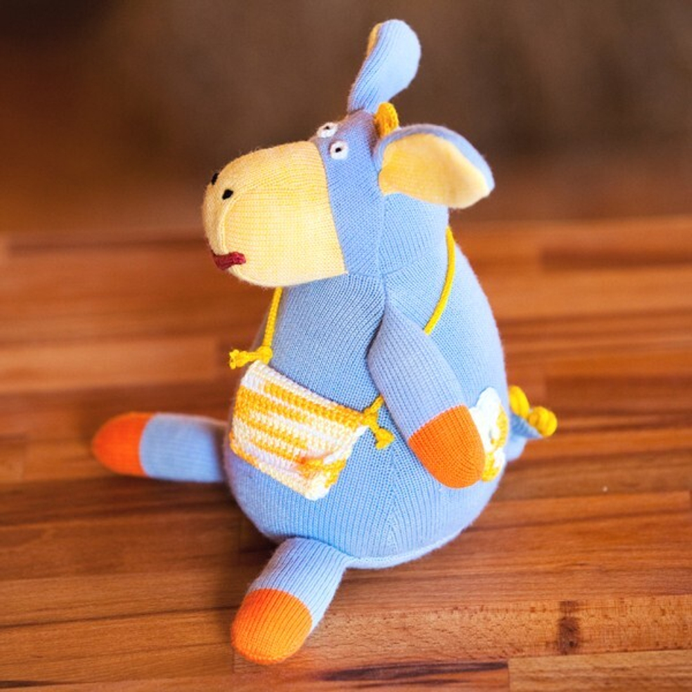 Вязаная кукла Ослик Яша, Фрея