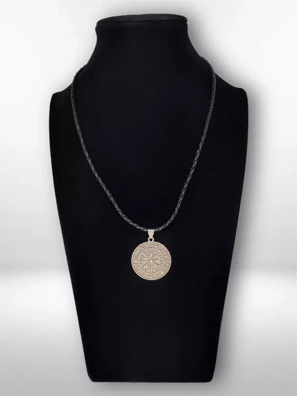 Защитный магический кулон амулет Рунический компас Вегвизир