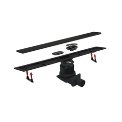 Душевой лоток Pestan Confluo Frameless Line 650 Black Glass