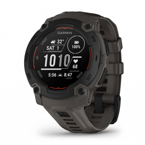 Умные часы Garmin Instinct E 45 mm Black with Charcoal Band