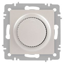 Светорегулятор Intro Accent 6-401-06 поворотный, 600Вт 230В, IP20, СУ, перламутр