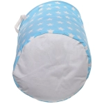 Корзина для хранения круглая Звезды 45*35 см голубой