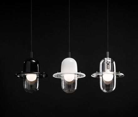 Pendant design lamp  Hats by Lasvit (Clear)