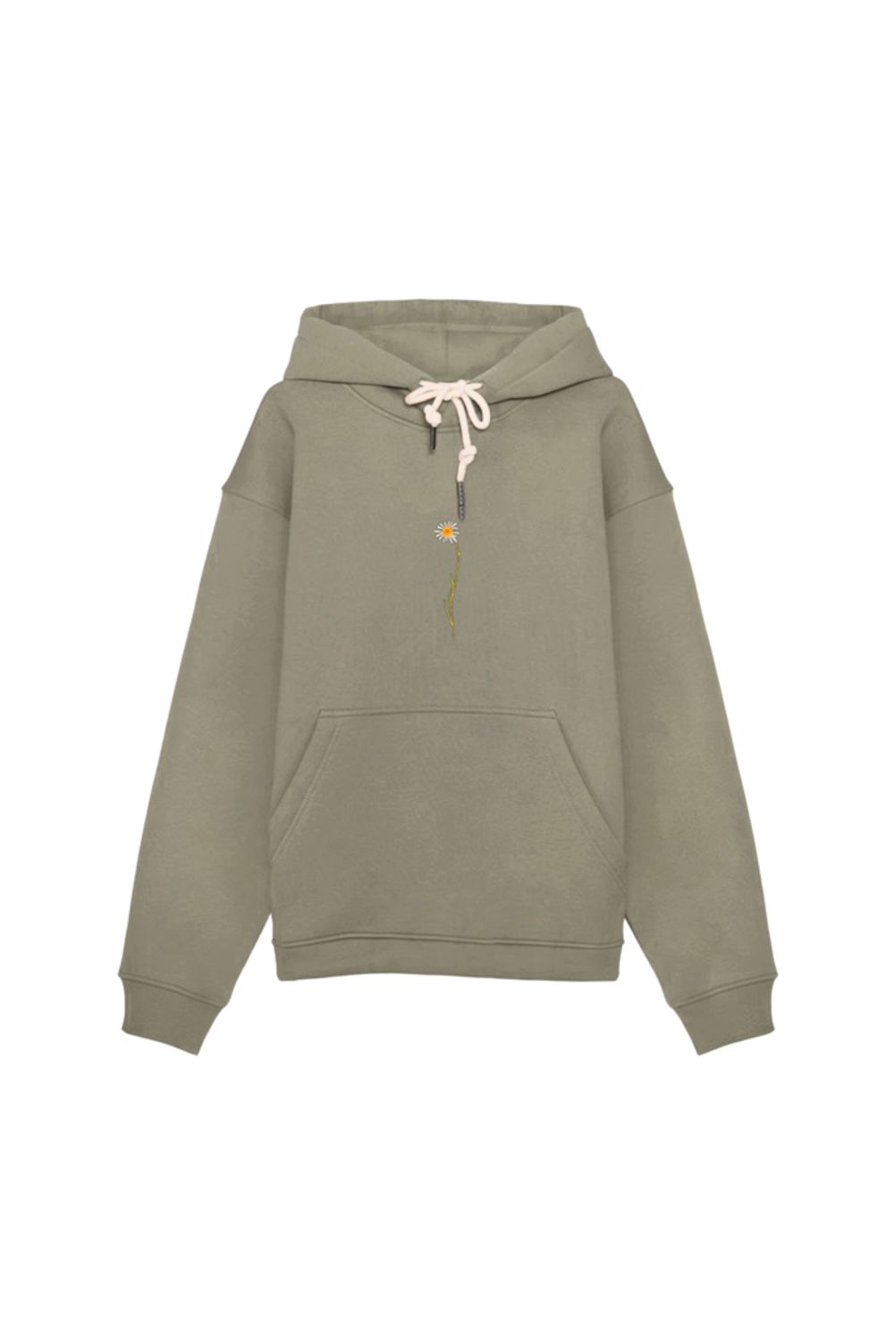 Худи Warm Ромашка оливковое