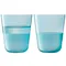 Набор стаканов arc contrast, 380 мл, голубые, 2 шт.