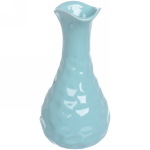 Ваза из керамики «Crispy-Алекс» 17см цвет голубой