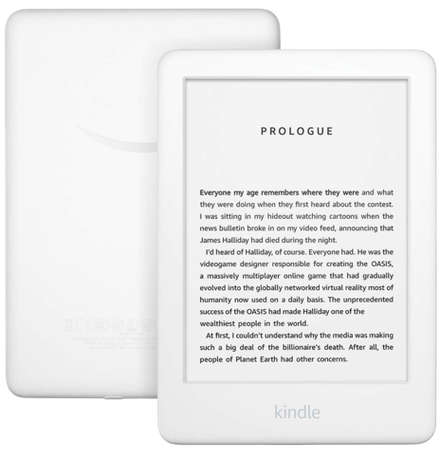 Amazon Kindle 10 Белый (Без рекламы)