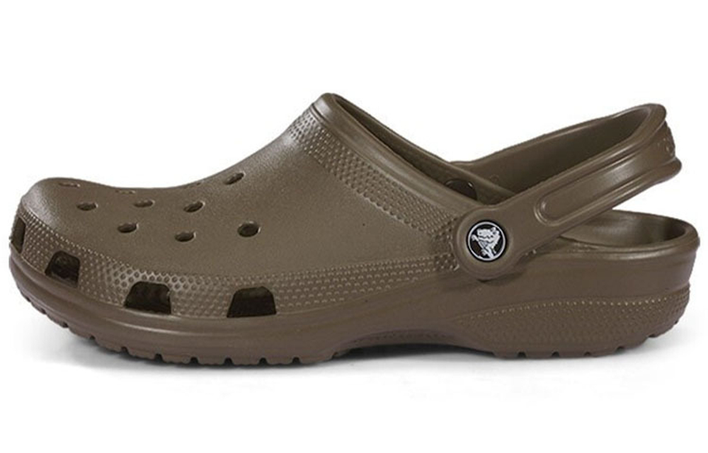 Crocs Classic clog simple casual hole shoes for men and women the same chocolate color