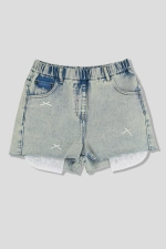 Шорты со стразами