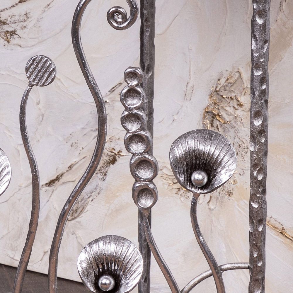 Столик декоративный Блюм Бьянко Античное Серебро