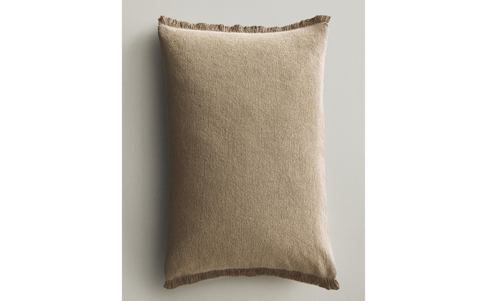 Zara Home наволочка декоративная из хлопка, бежевый, 50x75 см · 6329/008