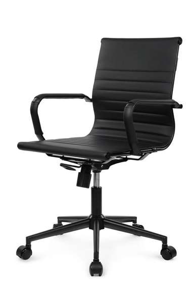 Кресло Hugo RCH 6002-2SEB Черный/Металл Черный