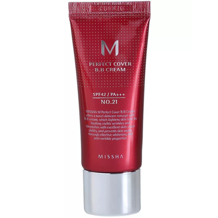 Missha BB-крем для лица с высокой степенью покрытия SPF42/PA+++ No.21 20мл