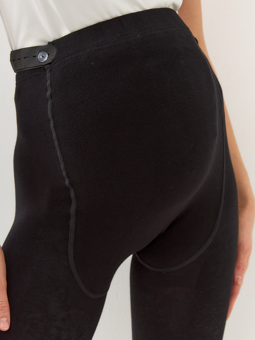 Лосины для беременных теплые с начесом