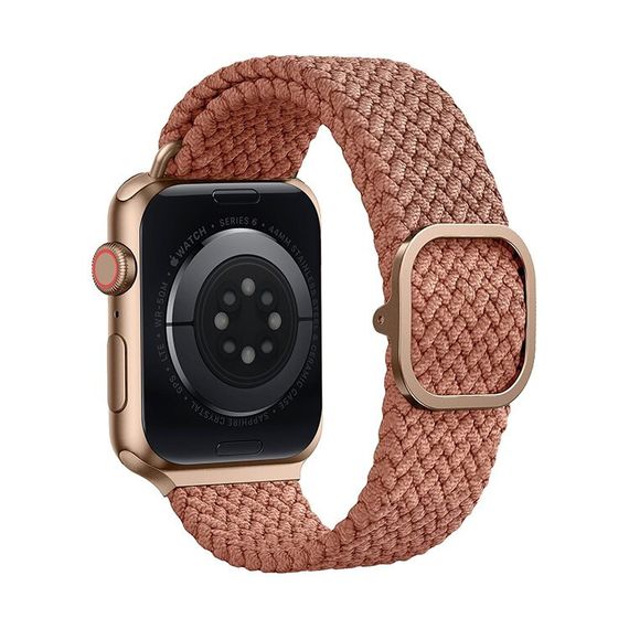 Ремешок Uniq Aspen Strap Braided для Apple Watch 42/44/45 мм (44MM-ASPPNK) розовый