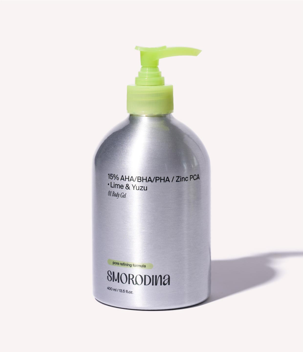 Гель для душа с кислотами и цинком 400 ml (Smorodina)