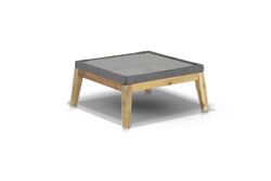 "Барселона" столик кофейный, деревянный каркас, акация