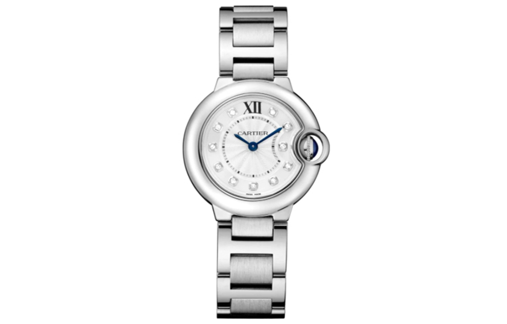 CARTIER Blue Balloon Collection Quartz Movement 30m Water Resistance Women"s Watch Watch 28mm 28 Silver Dial