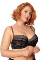 Бюстгальтер на косточках с пуш-ап вкладышами (Размер: 75H) (Цвет: кремовый)