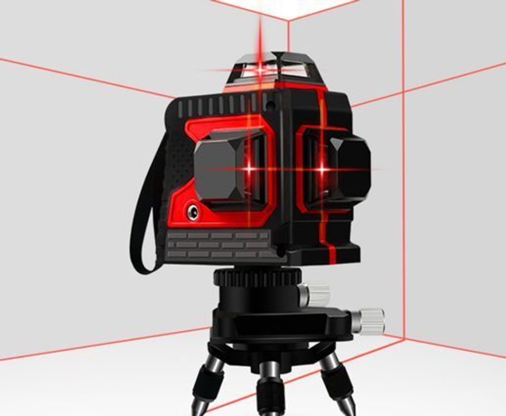 Лазерный уровень X-PERT 3D с поворотным красным лучом