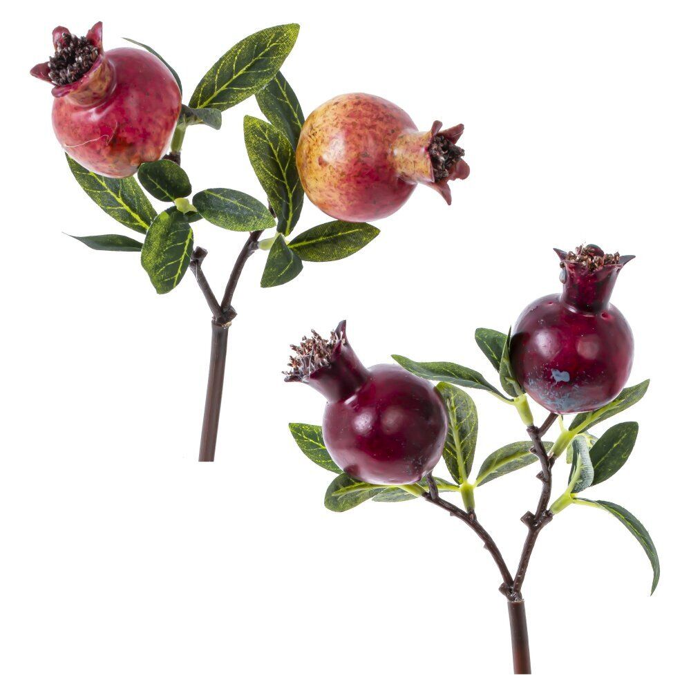 GAEM Ветка искусственная "Гранат", L10 W7 H31 см, 2в.