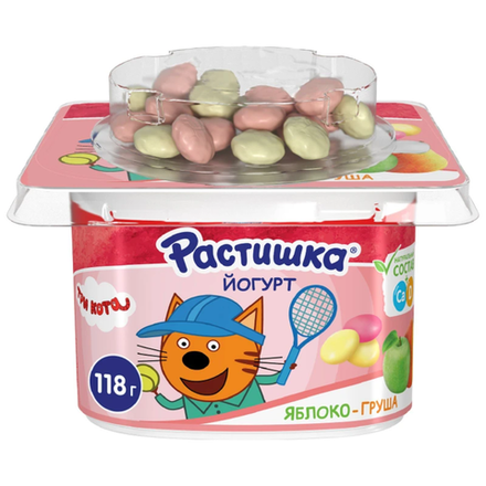 Йогурт Растишка яблоко-груша 3% 115 гр.
