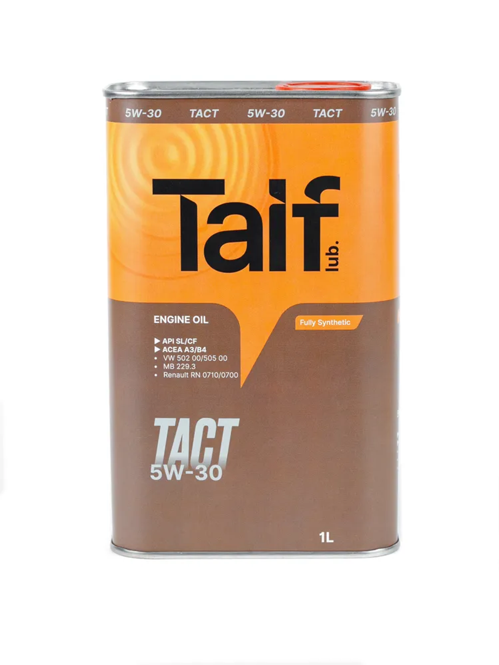 Моторное масло Taif Tact 5W-30, SL/CF, A3/B4, синтетическое, 1 л
