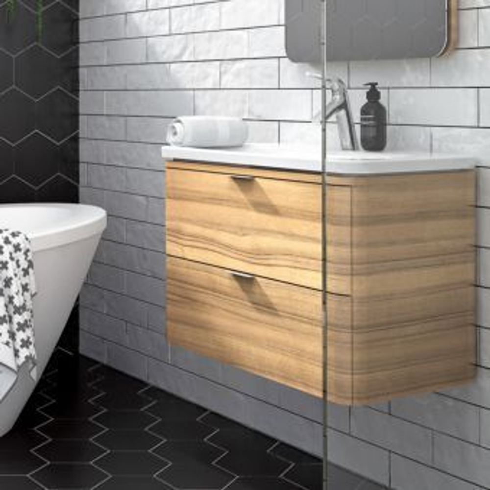 Тумба с раковиной VitrA Nest Trendy 80, 2 ящика