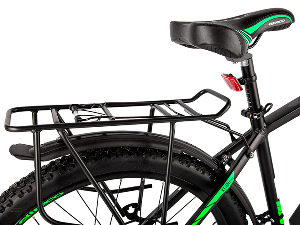 Электровелосипед Eltreco XT 850 Pro (серо-зеленый)