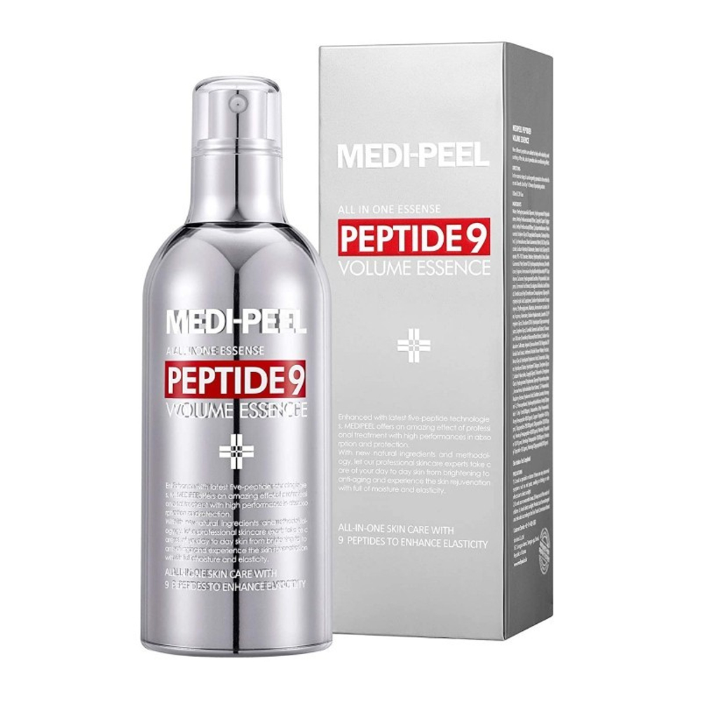 Эссенция для лица с пептидами кислородная MEDI-PEEL Peptide 9 Volume Essence 100 млЭссенция для лица с пептидами кислородная MEDI-PEEL Peptide 9 Volume Essence 100 мл