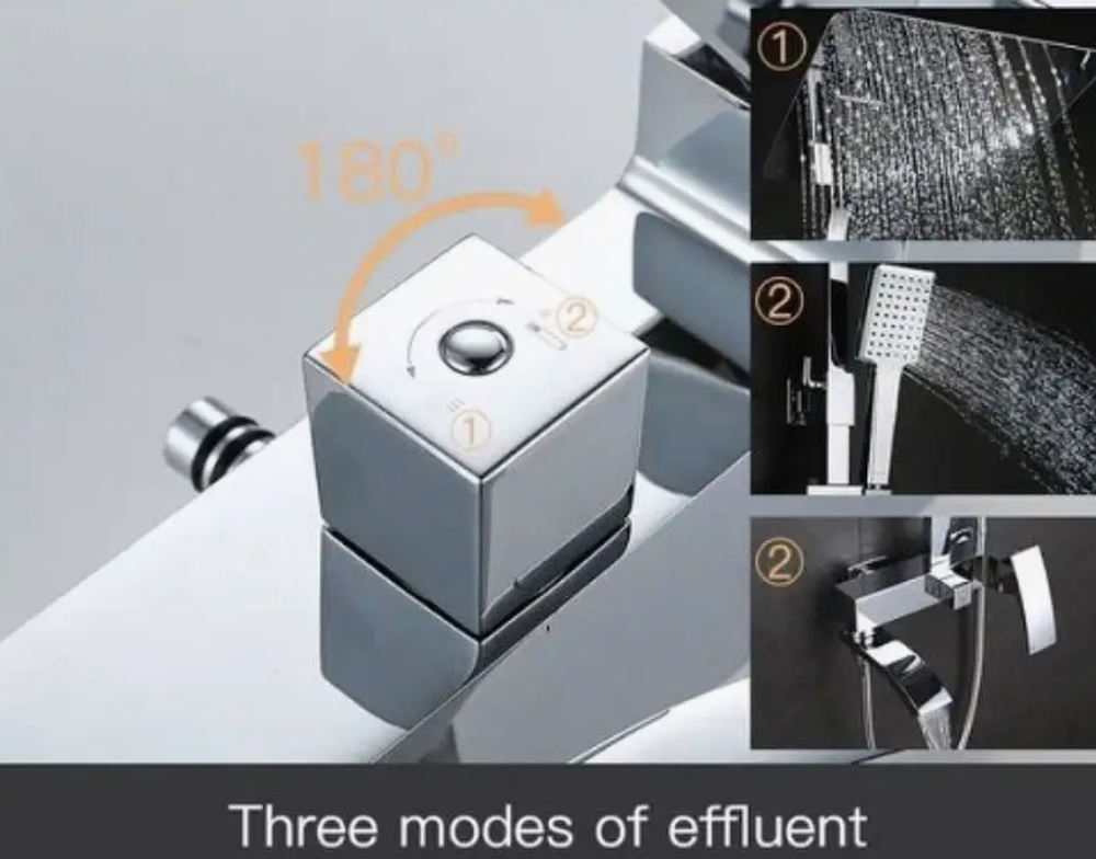 Душевая стойка со смесителем Gappo G2407-11
