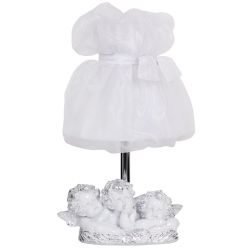 Настольная лампа Весёлые Купидоны Сильвер Мадлен Белый