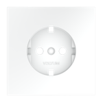 Накладка для розетки с заземлением, S70 (белый матовый)