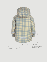 ПРЕДЗАКАЗ Куртка утеплённая демисезонная Mjölk Graphic Check, утеплитель 120гр/м2
