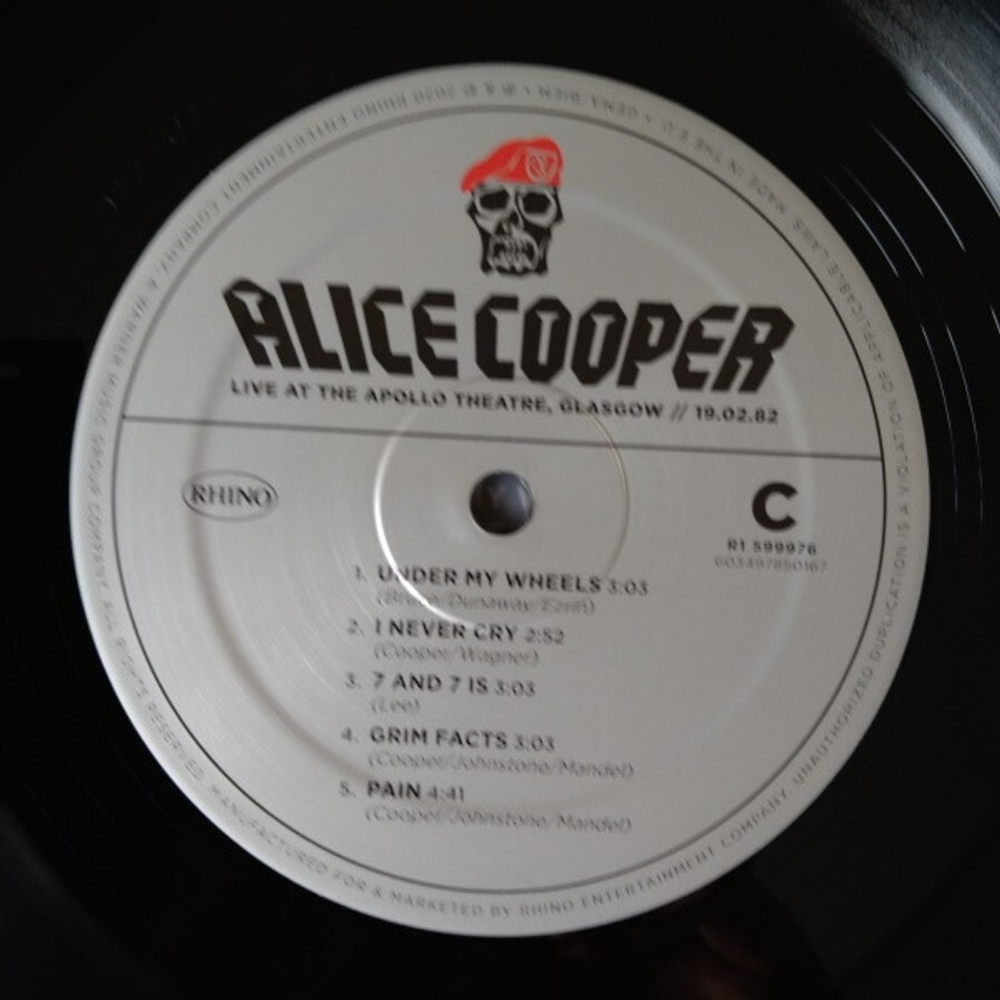 Alice Cooper / Live From The Apollo Theatre Glasgow 19.02.1982 (Limited Edition)(2LP)