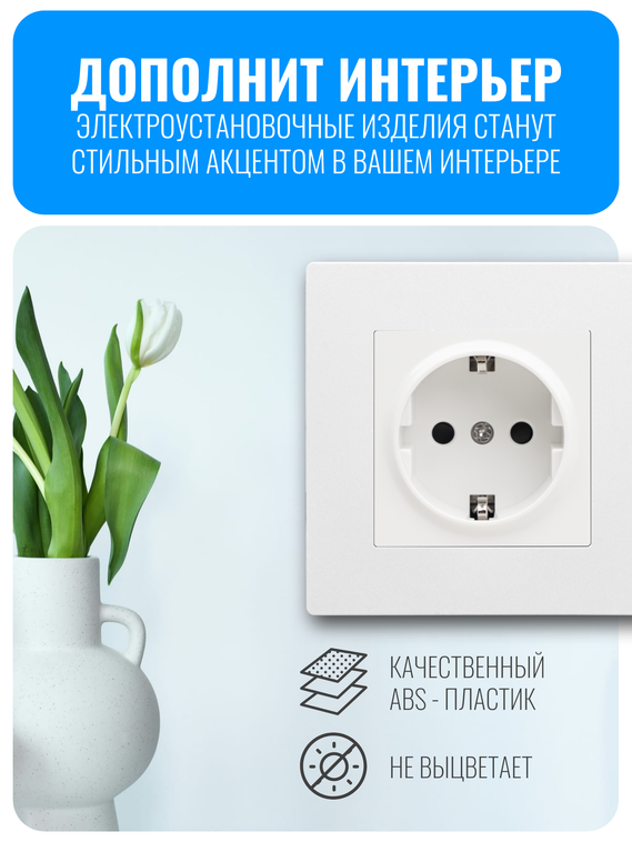 Рамка электроустановочная пластиковая Smart Aura серия ELIT