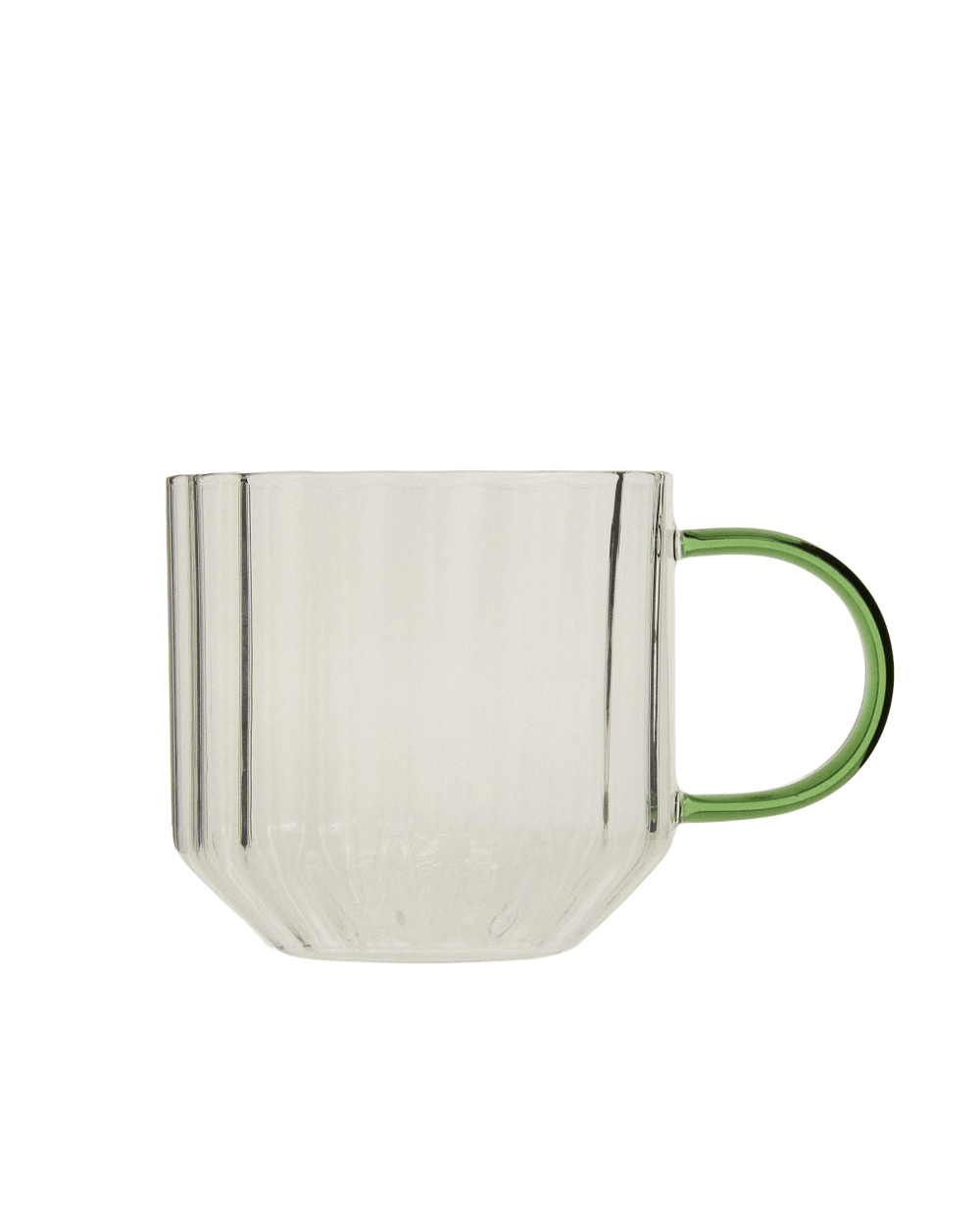 Zara Home чашка из боросиликатного стекла, цвет зелёный, 12.5 см