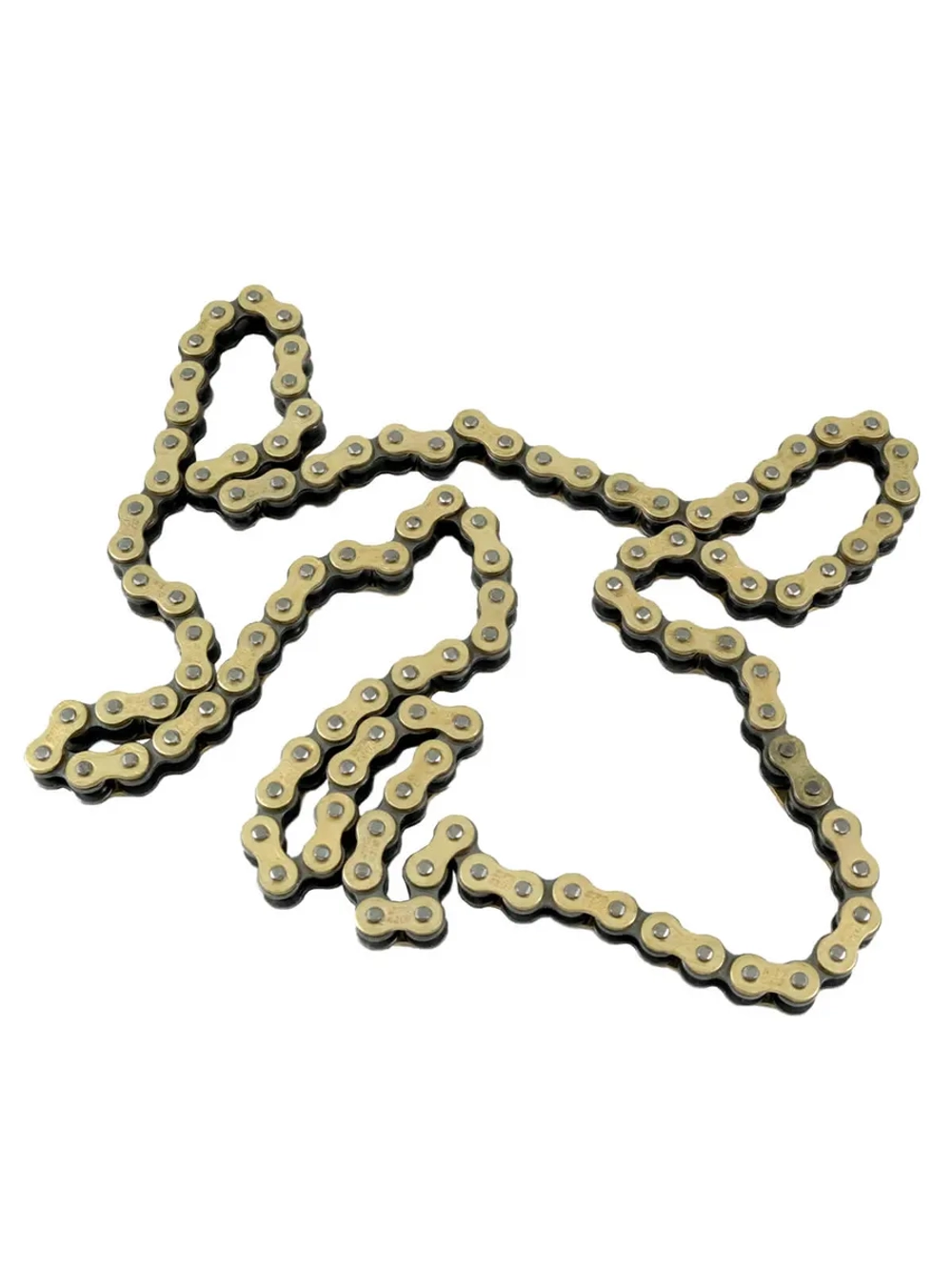 Цепь приводная для питбайка 420 - 120L Золотая