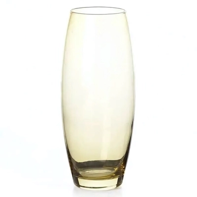 Ваза стеклянная 26см «Флора» карамель 43966SL