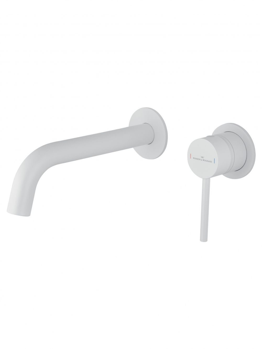 Смеситель для раковины встраиваемый WONZON & WOGHAND STICK, Белый матовый (WW-88869017-MW)