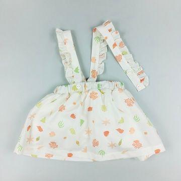 Комплект для девочки из сарафана, боди и повязки AndyWawa Серия Starfish and friends персиковый