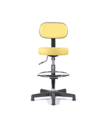 Стул кассира без подлокотников со спинкой, кожзаменитель Z