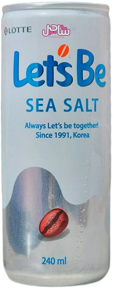 Кофейный напиток Лотте Летс Би Си Салт / Lotte Let&#39;s Be Sea Salt 0.24 - банка