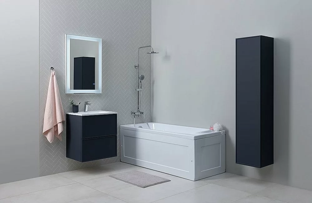 Тумба с раковиной Aquanet Арт 313266 90 маренго