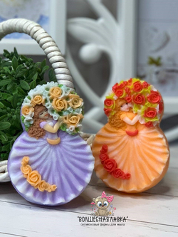 Силиконовая форма 8 с девочкой