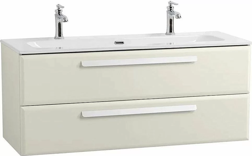 Тумба с раковиной Cezares ECO-CER-N 120 ECO-CER-N-1200-2C-SO-AS-P альпака брашированная