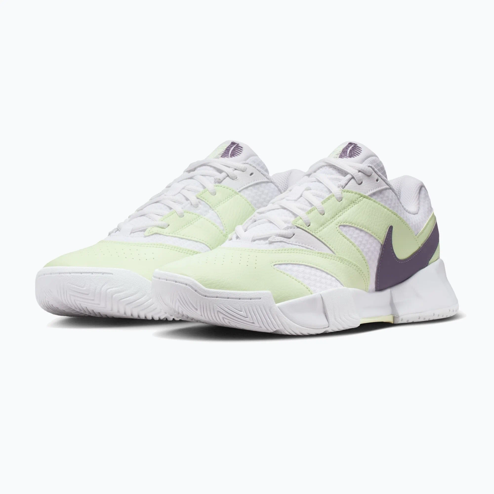 Теннисные кроссовки Nike Court Lite 4 white/volt tint/dark raisin