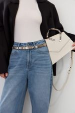 ТОНКИЙ РЕМЕНЬ НА КОБУРНЫХ КНОПКАХ SRB MILK